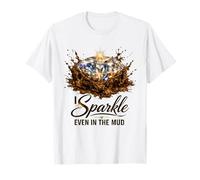 Brillo Incluso en The Mud Run Princess Mudding Team Racing Camiseta