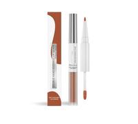 Brillo labial de doble punta, con diseño de doble punta, delinea con precisión la forma de los labios y crea un maquillaje perfecto, resistente al agua y de larga duración
