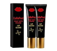 Brillo labial de lujo Herbionyx,suero potenciador de labios Herbionyx,suero Hydra ip Gloss,aceites ip hidratantes y nutritivos,suero Herbionyx Plumper,reduce la hidratación fina,no pegajoso (2PCS)