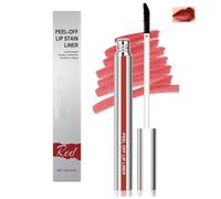 Brillo labial despegable, un delineador labial mate despegable con un labial líquido brillante de alta pigmentación, resistente a las manchas y de larga duración, apto para todo tipo de piel