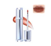 Brillo labial Ice Water, aceite labial con color y gel hidratante, tinte labial hidratante antiadherente for un acabado brillante, efecto voluminizador de larga duración, belleza natural.(#01)