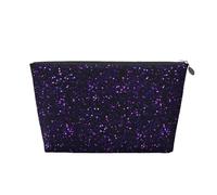 Brillo Morado Amatista Oscuro, Bolsa de artículos de tocador Bolsa de Maquillaje Bolsa de cosméticos Bolsa de artículos de tocador de Viaje portátil