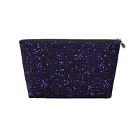 Brillo Morado Amatista Oscuro, Bolsa de Maquillaje Bolsa de cosméticos Bolsa de artículos de tocador de Viaje portátil Bolsa de artículos de tocador