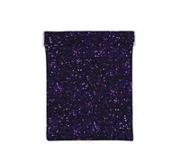 Brillo Morado Amatista Oscuro, Squeeze Top Wallet Bolsa de Almacenamiento para Mujer Monedero pequeño Bolsa de Cambio
