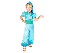 Brillo oficial de Nickelodeon Shimmer & Shine, azul, 3-4 Años