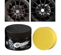 Brillo Para Neumáticos De Coche,50 G Quitamanchas,Abrillantador De Neumáticos Con Esponja - Para Coche Y Moto Cuidado Diario Detallado Fin De Semana Mantenimiento Rutinario Tras Lavado Y Vacaciones