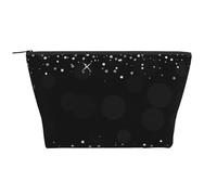 Brillo Plateado Brillante, Bolsa de artículos de tocador Bolsa de Maquillaje Bolsa de cosméticos Bolsa de artículos de tocador de Viaje portátil