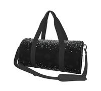 Brillo Plateado Brillante, Bolsa de Viaje de Gran Capacidad, Bolso Redondo, Bolsa de Viaje Deportiva, Bolsa de Mano, Bolsa de Fitness