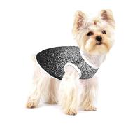Brillo Plateado Brillante,Camiseta de algodón sin Mangas para Mascotas, Chaleco Transpirable, Suave y elástico para Cachorros,M