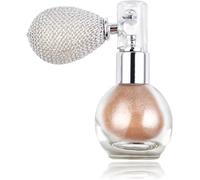 Brillo Polvo Spray,Cuerpo y Pelo Glitter Brillo Spray,Highlighter Powder Sprays,Highlighter Polvo Suelto Sprays,para La Fiesta,Festival,Mascarada,Make-up(Oro champán)
