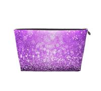 Brillo púrpura Brillante, Bolsa de artículos de tocador Bolsa de Maquillaje Bolsa de cosméticos Bolsa de artículos de tocador de Viaje portátil