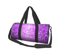 Brillo púrpura Brillante, Bolsa de Viaje de Gran Capacidad, Bolso Redondo, Bolsa de Viaje Deportiva, Bolsa de Mano, Bolsa de Fitness