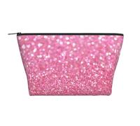 Brillo Rosa, Bolsa de artículos de tocador Bolsa de Maquillaje Bolsa de cosméticos Bolsa de artículos de tocador de Viaje portátil