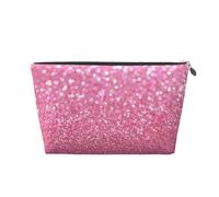 Brillo Rosa, Bolsa de artículos de tocador Bolsa de Maquillaje Bolsa de cosméticos Bolsa de artículos de tocador de Viaje portátil
