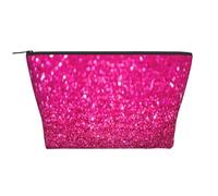 Brillo Rosa, Bolsa de artículos de tocador Bolsa de Maquillaje Bolsa de cosméticos Bolsa de artículos de tocador de Viaje portátil