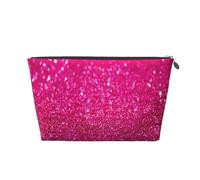 Brillo Rosa, Bolsa de artículos de tocador Bolsa de Maquillaje Bolsa de cosméticos Bolsa de artículos de tocador de Viaje portátil