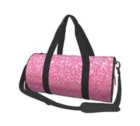 Brillo Rosa, Bolsa de Viaje de Gran Capacidad, Bolso Redondo, Bolsa de Viaje Deportiva, Bolsa de Mano, Bolsa de Fitness