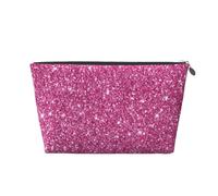 Brillo Rosa Brillante, Bolsa de artículos de tocador Bolsa de Maquillaje Bolsa de cosméticos Bolsa de artículos de tocador de Viaje portátil