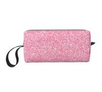 Brillo Rosa Brillante, Bolsa de Maquillaje Bolsa de cosméticos Bolsa de artículos de tocador de Viaje portátil Bolsa de Maquillaje
