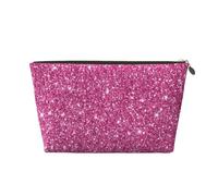Brillo Rosa Brillante, Bolsa de Maquillaje Bolsa de cosméticos Bolsa de artículos de tocador de Viaje portátil Bolsa de artículos de tocador