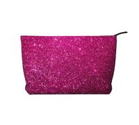 Brillo Rosa Brillante,Neceser de Pana, Neceser de Maquillaje portátil, Neceser de Viaje