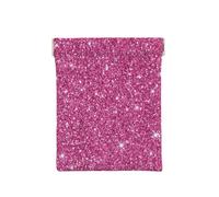Brillo Rosa Brillante, Squeeze Top Wallet Bolsa de Almacenamiento para Mujer Monedero pequeño Bolsa de Cambio