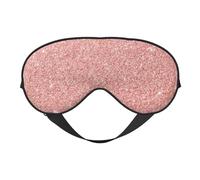 Brillo rosa dorado rosa, Cubreojos completos Antifaz bloqueador de luz Antifaz para dormir Antifaz suave con los ojos vendados Noche