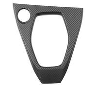 Brilluxa Cubierta del panel de cambio, moldura de consola de engranajes compatible con Nissan GTR R35 2017-UP LHD, placa de cambio de fibra de carbono