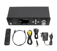 Brilluxa Decodificador de sonido, convertidor de audio, decodificador envolvente, decodificador de sonido envolvente 5.1, 192 Khz, 32 bits, soporta interfaz multimedia 4K HD, ARC, óptico, coaxial, USB