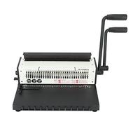 Brilluxa Encadernadora Manual em Espiral 34 Furos Máquina de Furar e Encadernar com Passo Duplo para A3/A4, Furador de Caderno (Furo Redondo)