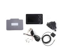 Brilluxa GPS marino, navegador satelital trazador 5 pulgadas color LCD IPX5 impermeable, unidad de visualización de gráficos GPS marinos