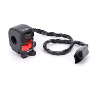 Brilluxa Interruptor de arranque del motor, L H luz Choke Esquema Reemplazo compatible con Bayou KLF 300 1988-2004, Start Stop Switch Asamblea
