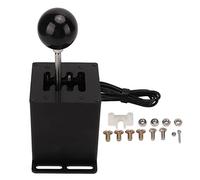 Brilluxa Kit de Simulación de 8 Velocidades, Palanca de Cambios para Juego de Carreras, Sensor Micro de Interruptor, USB para PC, H Palanca de Cambios, Compatible con Logitech G29, G27