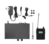 Brilluxa SIS Tema de monitoreo estéreo ANLEON S2T, Receptor de SIS Tema de Monitor inalámbrico, 570 a 590 MHz, Pantalla LCD para ANLEON con Auricular para Dispositivo electrónico