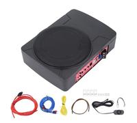 Brilluxa Subwoofer de automóvil, Altavoz de bajo bajo Asiento, subwoofer Alimentado con Amplificador, subwoofer de 800W de 800W para vehículos de 12V, Control Remoto Debajo del