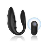 Brilly Glam Couple pulsante y vibrante con control remoto 1 ud