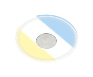 BRILONER 1 x Foco empotrable LED 230 V, Foco LED para baño IP44, Foco de techo, Foco de techo plano, Lámpara de baño, Color de luz ajustable