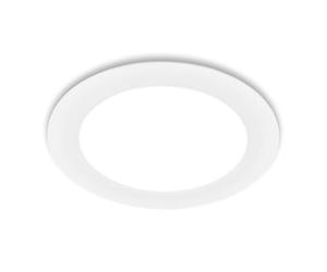 BRILONER - 1x Foco empotrable LED 230V plano, luz blanca neutra, 18W, 1980lm, foco LED, focos de techo, focos LED 230V, 68mm, 220x30mm (DxH), blanco