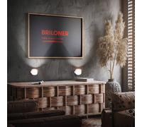 Briloner Aplique de pared LED Tari, blanco, CCT, regulador táctil, USB