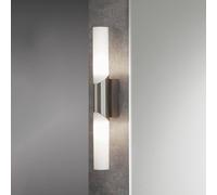 Briloner Aplique de pared Splash, 2 luces, níquel mate True