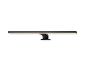 BRILONER - Aplique espejo baño 2 en 1 montaje, protección IP44 contra salpicaduras, luz blanca cálida, apliques espejo de baño, luz espejo, 50 x 10,5 x 4 cm, negro