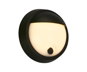 BRILONER - Aplique LED recargable, moderno, con batería táctil, regulable por pasos, temporizador de 15 min., lámpara de exterior, 17x7 cm, negro