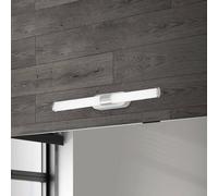 Briloner Aplique LED Runt IP44 directo 4.000K cromo mate