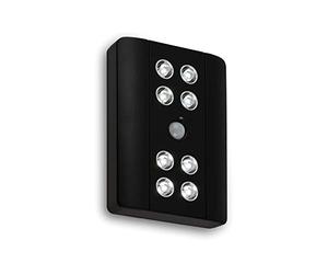 BRILONER - Detector de Movimiento LED Bajo El Armario, Luz Nocturna, Negro