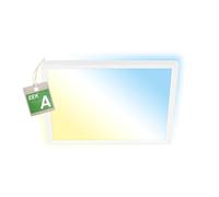 BRILONER - EEK A Panel LED eficiente con 11W a 2400lm, aprox. 50.000h luz, CCT, luz indirecta, plafón LED techo, superficie cocina, paneles, lampara techo, 29,3x29,3x3 cm, blanco