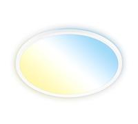 BRILONER - EEK A Panel LED eficiente con 14W a 3000lm, aprox. 50.000h luz, CCT, luz indirecta, techo, superficie cocina, paneles, lampara, 42x3 cm, blanco
