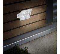 Briloner Foco de exterior LED Kollig con sensor IP54 blanco