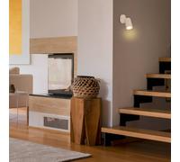 Briloner Foco de pared Tip, beige, 1 luz, metal, GU10, orientable