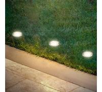 Briloner Foco empotrable LED 3912032 IP67 12 V, kit de inicio de 3 unidades, Ø 3 cm,