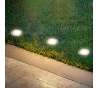 Briloner Foco empotrable LED 3914032 IP67 12 V, kit de 3 unidades, 4,5 cm, acero